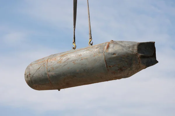 Russian Aerial Bombs And Unexploded Ordnance Disposal Near Chernihiv, Ukraine