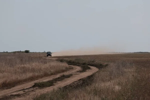 National Nature Park Tuzlivski Lymany Tuzly Lagoons Bessarabia Odesa Region — Stock Fotó