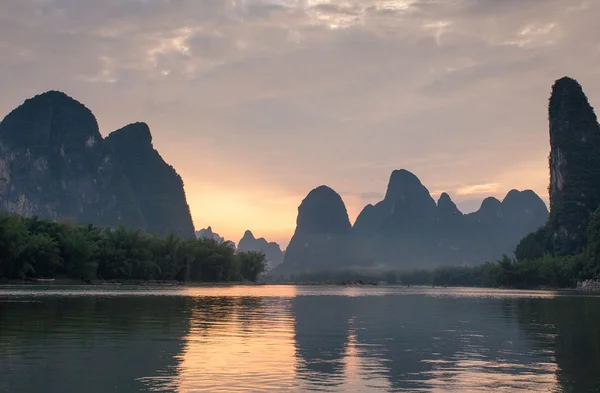 Paisagem do pôr do sol — Fotografia de Stock