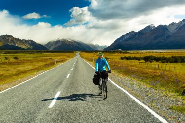 Yeni Zelanda'da motorcu rides