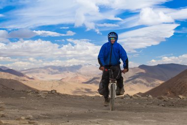 Mountain biker