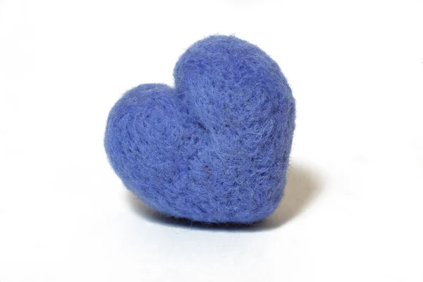 gelen yün keçe kalp şekli