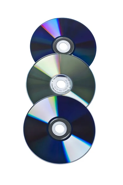 beyaz zemin üzerinde 3 disk