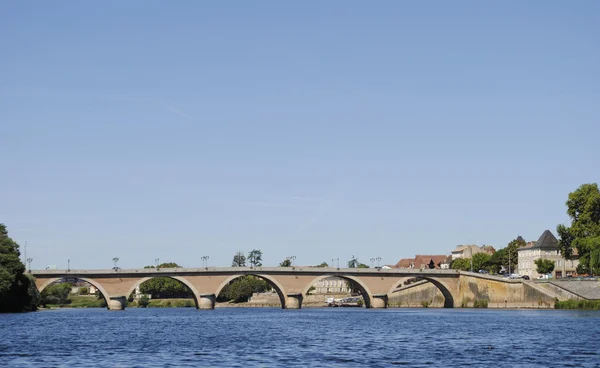 Bergerac ponte velha — Fotografia de Stock