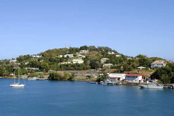 Puerto de Castries — Foto de Stock