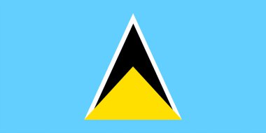 Saint lucia bayrağı