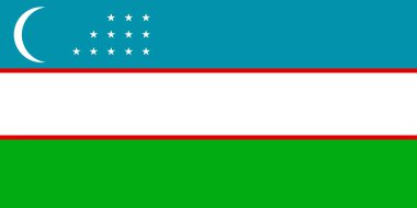 Özbekistan Cumhuriyeti bayrağı