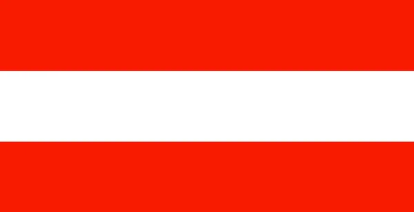 Vlajka Rakousko — Stock fotografie