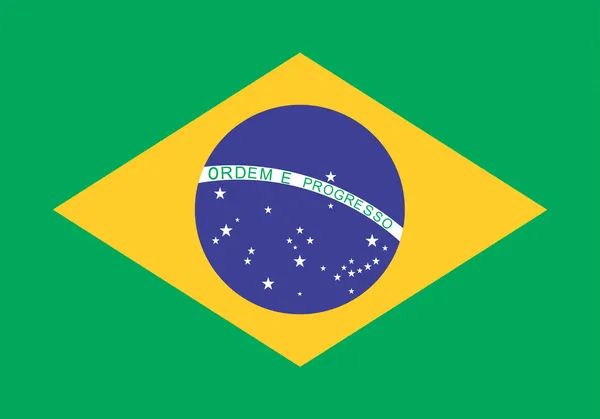 ブラジル国旗 — ストック写真