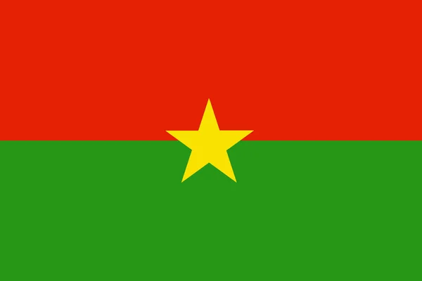 Burkina Faso Flag — Stock Photo, Image