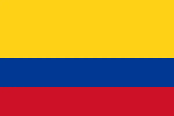 Colombia flagga — Stockfoto