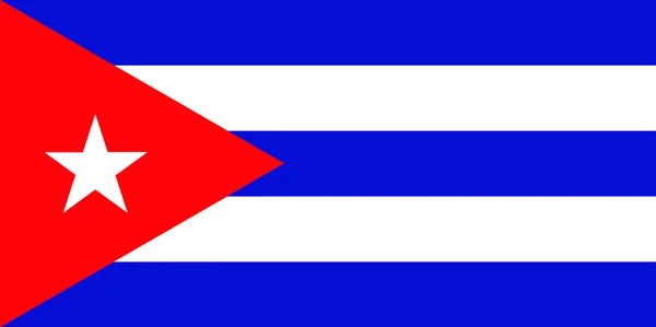 Σημαία της Κούβας — Φωτογραφία Αρχείου