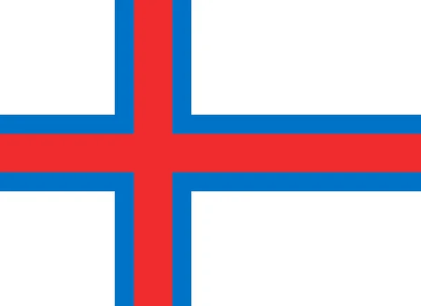 Bandera de Islas Feroe — Foto de Stock