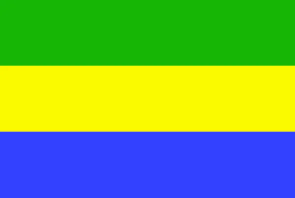 Gabon Flag — Stock Photo, Image