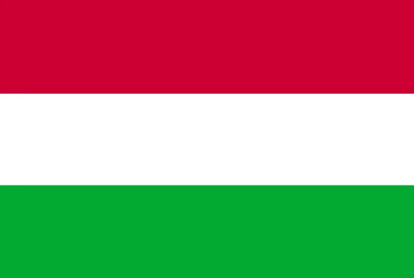 Ungern flagga — Stockfoto