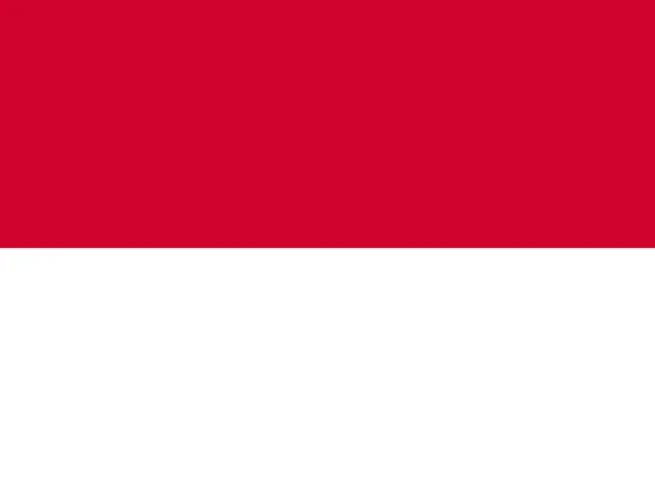 Indonesien-Flagge — Stockfoto