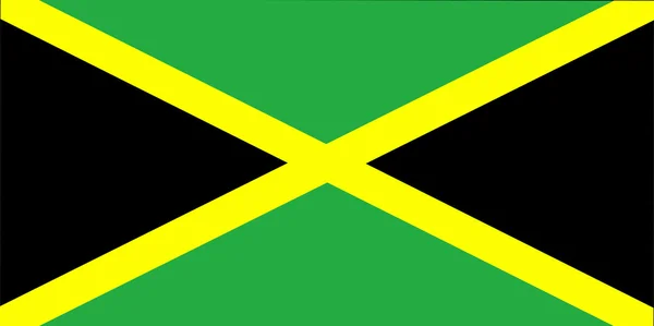 Bandeira da Jamaica — Fotografia de Stock