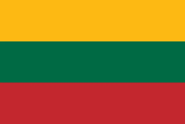 Lithuania Flag — Stock Photo, Image