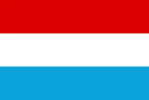 Luxemboug flagga — Stockfoto