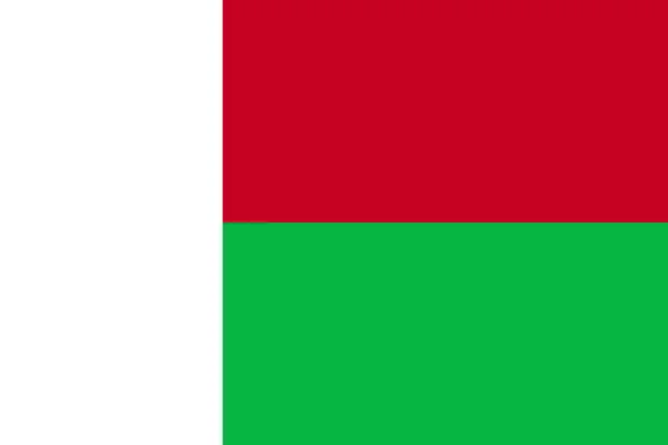 Madagascar Flag — Stock Photo, Image