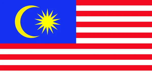 Malaysia flag — Stock Photo, Image