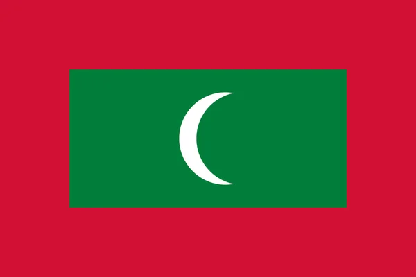 Maldív-szigetek zászló — Stock Fotó