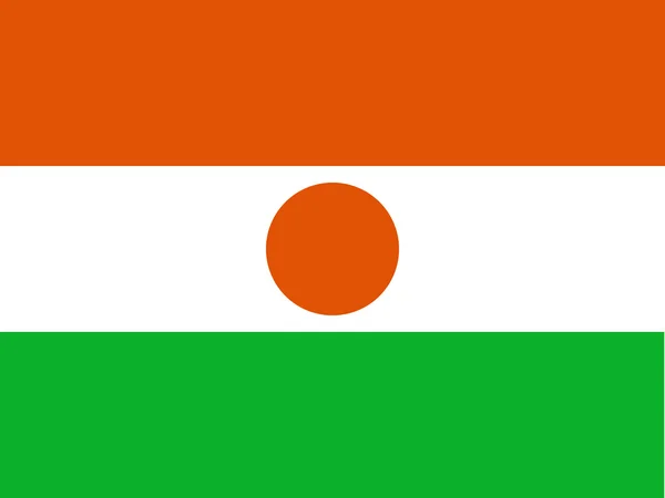 Vlag van Niger — Stockfoto