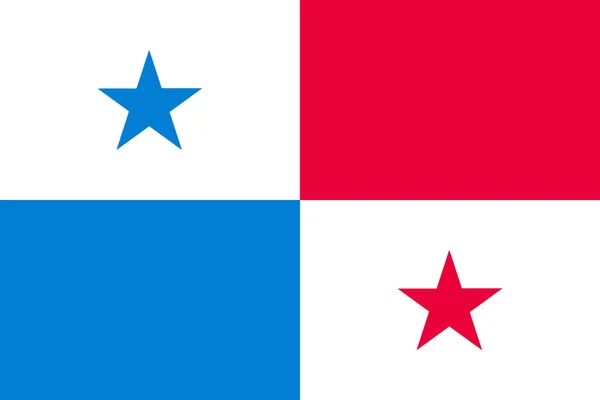 Панамский флаг — стоковое фото