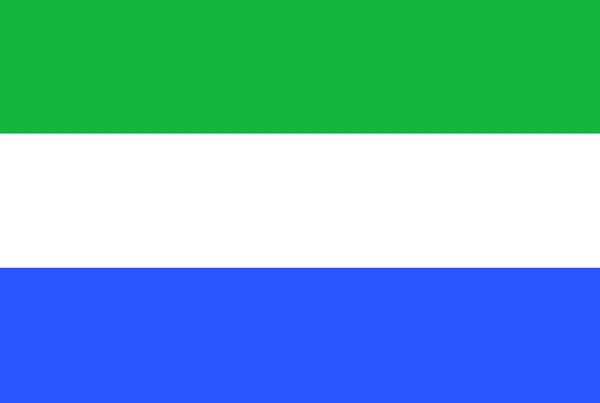 Serra Leoa Bandeira — Fotografia de Stock