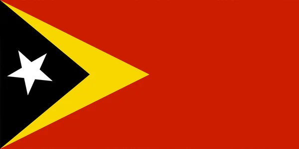 Bandera de la República Democrática de Timor Oriental — Foto de Stock