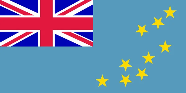 Tuvalu zászló — Stock Fotó