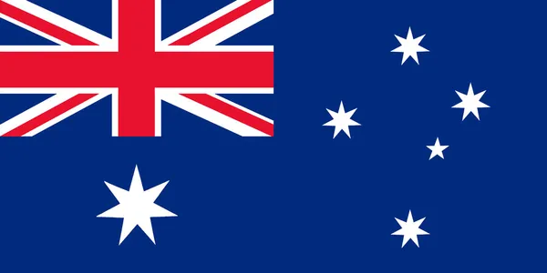Прапор Австралії Стокова Картинка