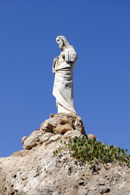 Ermita de la Virgen de la Pena statue
