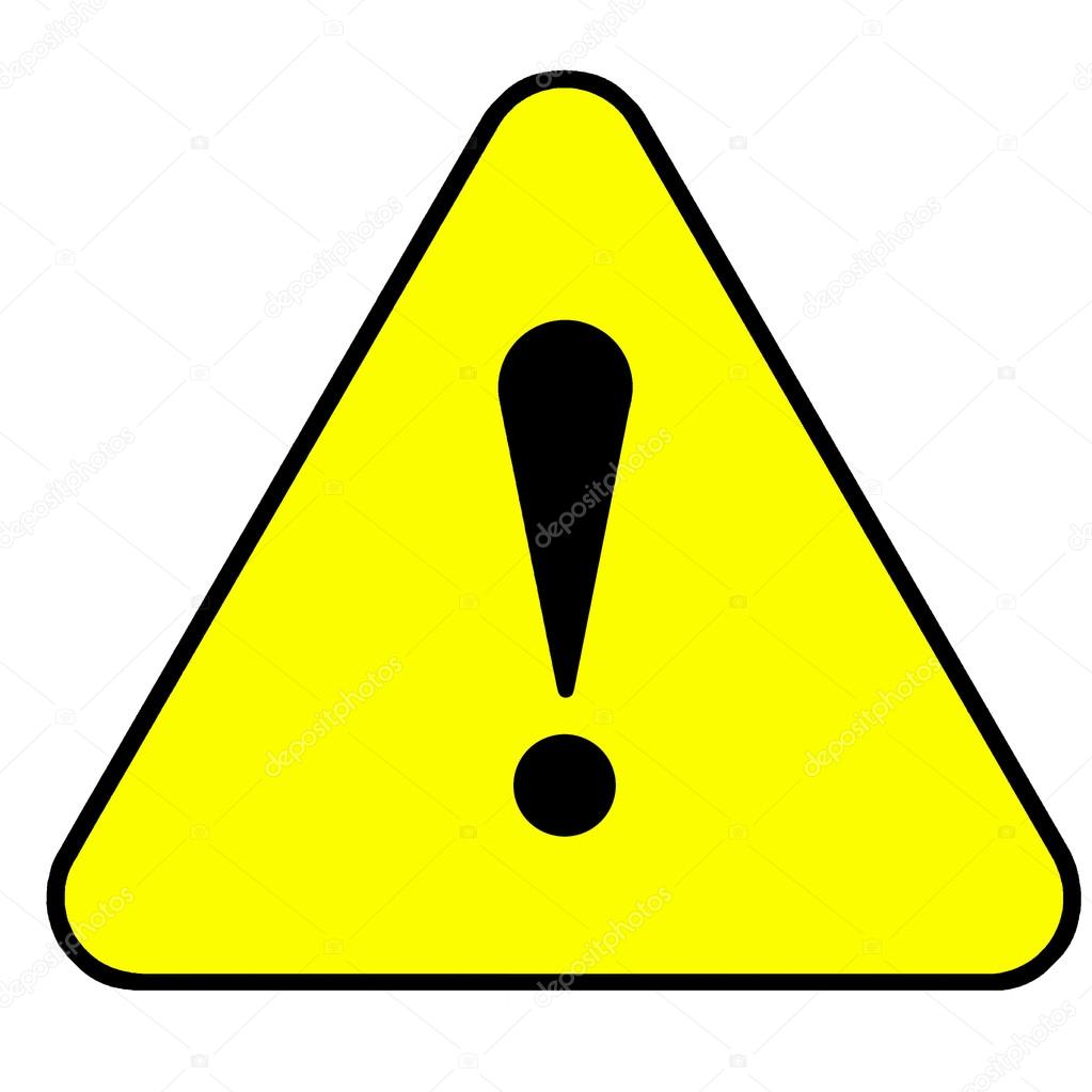 Yellow warning sign Stock Photo by ©PeterEtchells 23963649