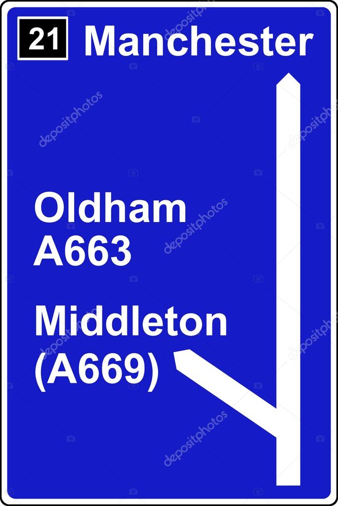 The third motorway sign