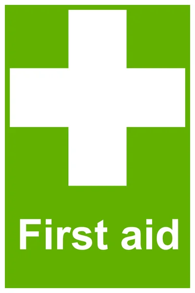 First aid sign — Stock Photo, Image