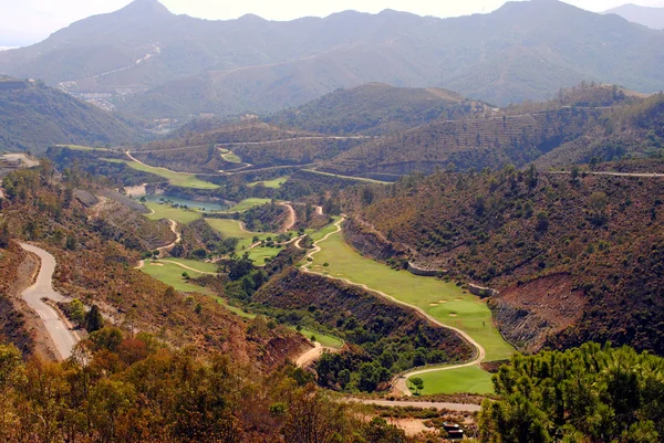 Pole golfowe Andaluzji — Zdjęcie stockowe