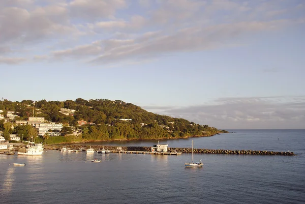 Porto di Scarborough a Tobago — Foto Stock