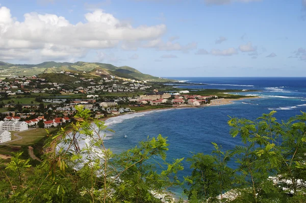 St kitts güney kıyısında Karayipler