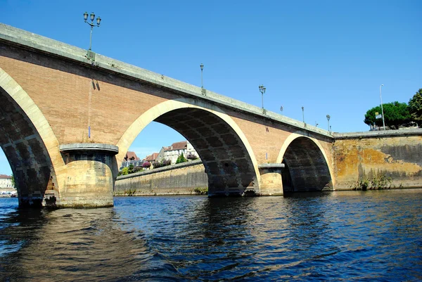 Παλιά γέφυρα Bergerac — Φωτογραφία Αρχείου