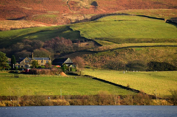 Hollingworth Lake in Rochdale — Stock Photo, Image