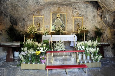 Ermita de la virgen de la pena altare mijas