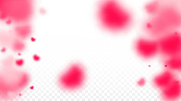 Серцях Випадкового Падіння Фону День Святого Валентина Візерунок Романтичний Розпорошені — стоковий вектор