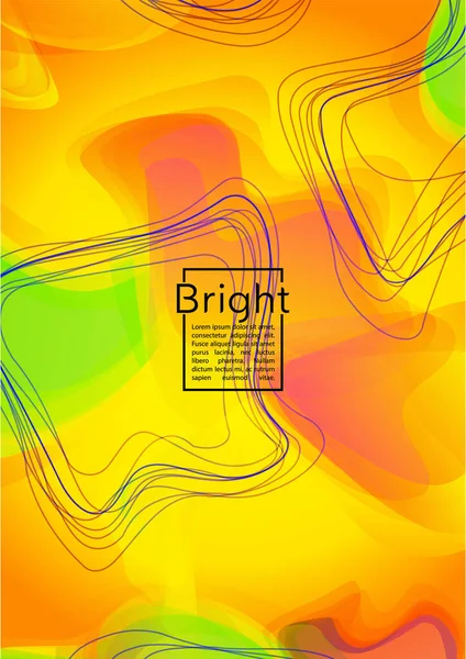 2009 Futuristic Geometric Cover Design Gradient Abstract Lines Figures Business — 스톡 벡터