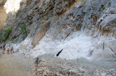 Colorful spring scene inside Goynuk canyon. Beautiful morning scene in Turkey, Asia. Beauty of nature concept background.