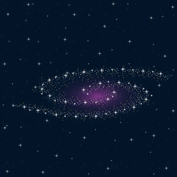 Galaxy achtergrond — Stockvector
