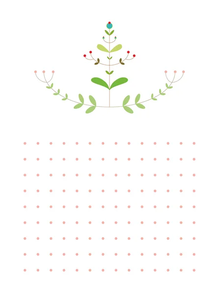 Patrón floral — Vector de stock