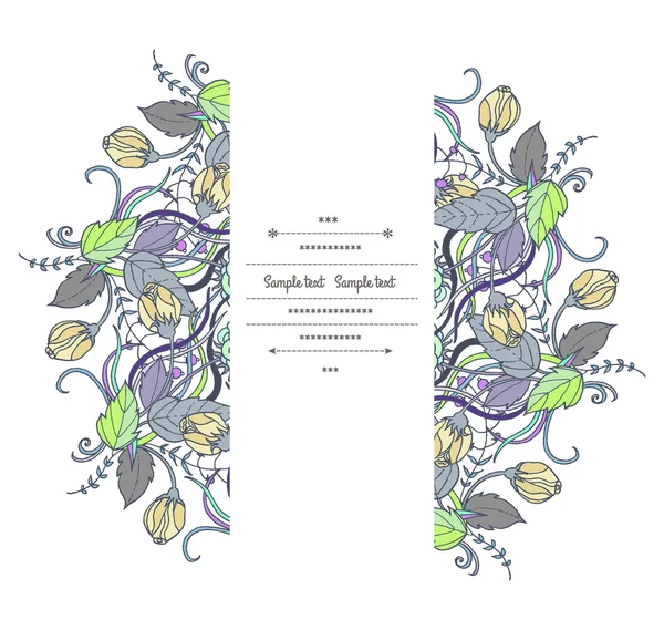 Décor floral — Image vectorielle