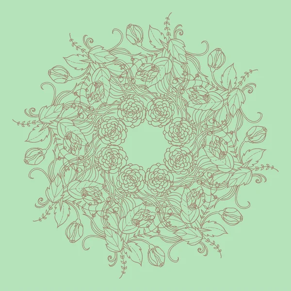 Floral decor — Stockvector