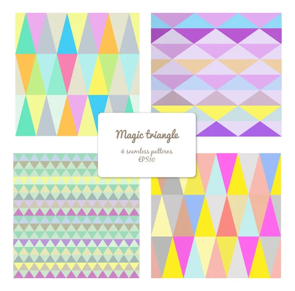 Triangles multicolores — Image vectorielle